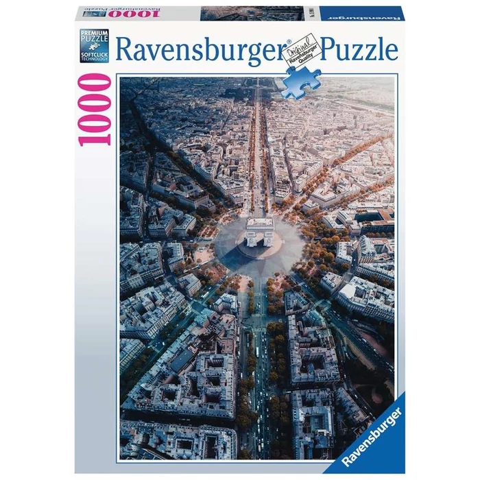 Ravensburger 15990 - Párizs madártávlatból - 1000 db-os puzzle