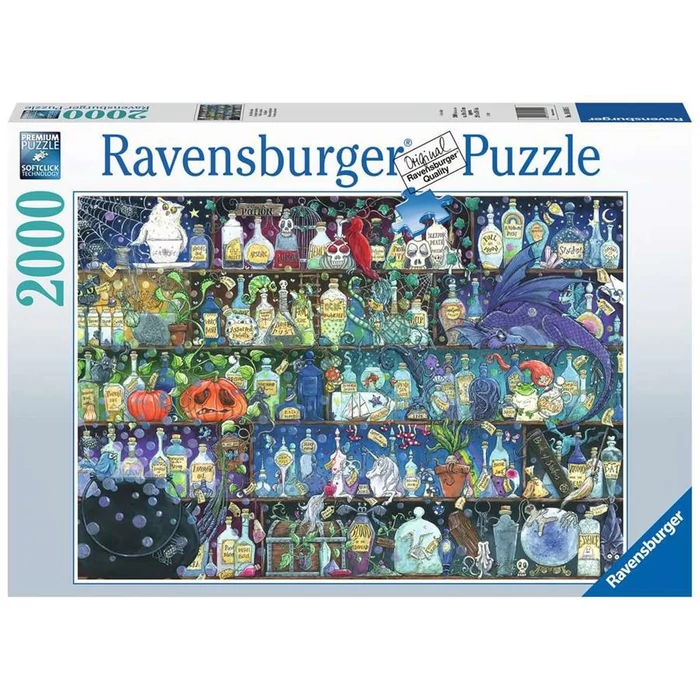 Ravensburger 16010 - Mérgek és bájitalok - 2000 db-os puzzle