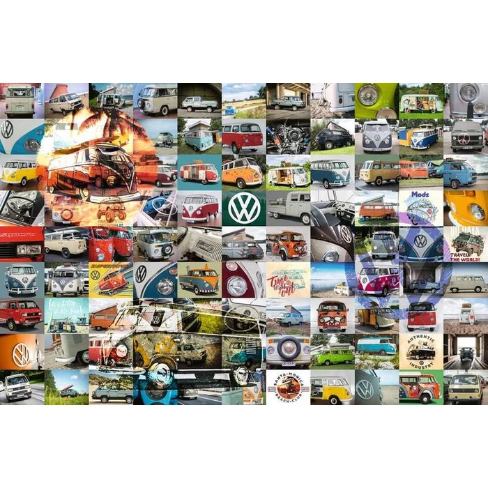 Ravensburger 16018 - 99 Volkswagen kisbusz - 3000 db-os puzzle