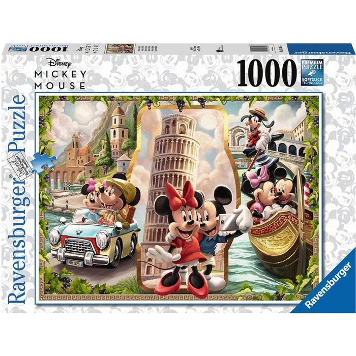 Ravensburger 16505 - Mickey és Minnie vakáción - 1000 db-os puzzle