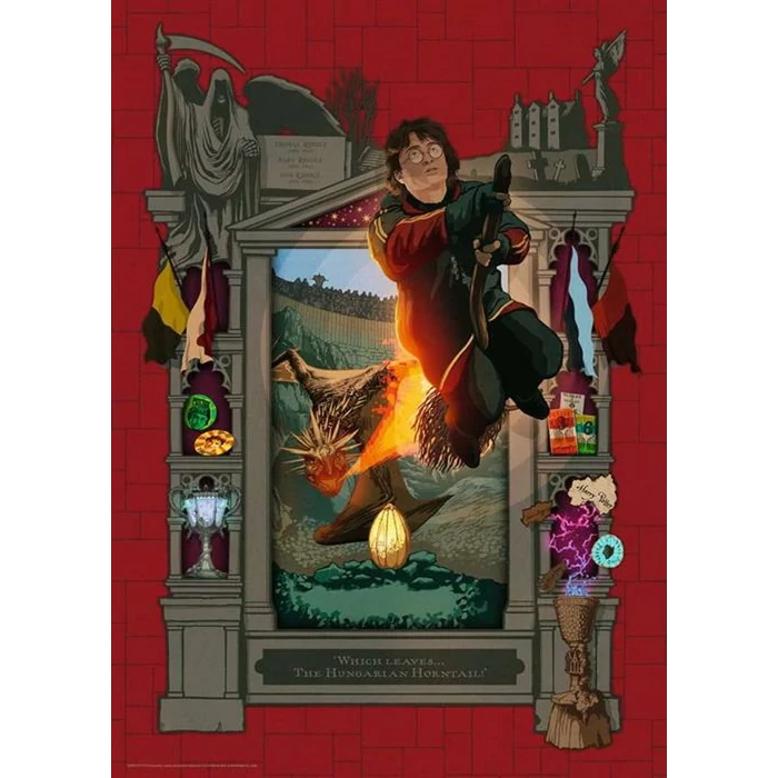 Ravensburger 16518 - Harry Potter - Trimágus tusa -1000 db-os puzzle