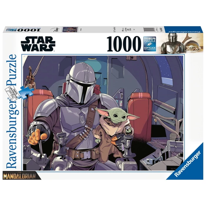Ravensburger 16565 - Star Wars - The Mandalorian - 1000 db-os  puzzle
