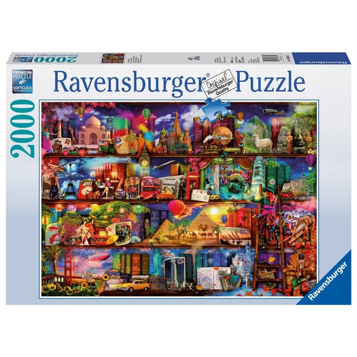 Ravensburger 16685 - A könyvek világa - 2000 db-os puzzle