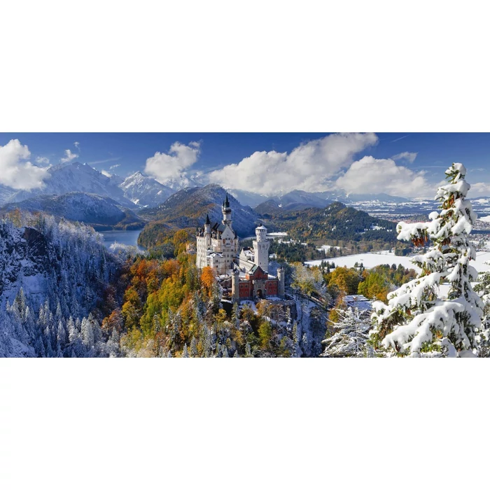 Ravensburger 16691 - Panoráma puzzle - Neuschwanstein kastély - 2000 db-os puzzle