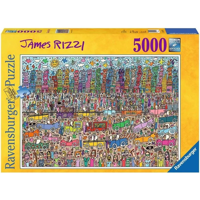 Ravensburger 17427 - Rizzi City, James Rizzi - 5000 db-os puzzle