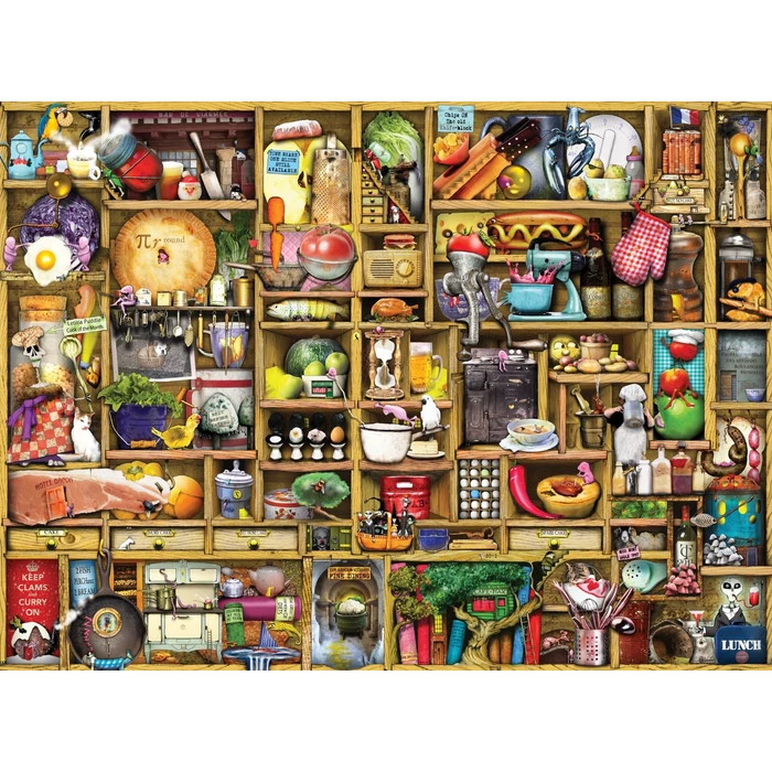 Ravensburger 19298 - Konyhaszekrény - Colin Thompson - 1000 db-os puzzle