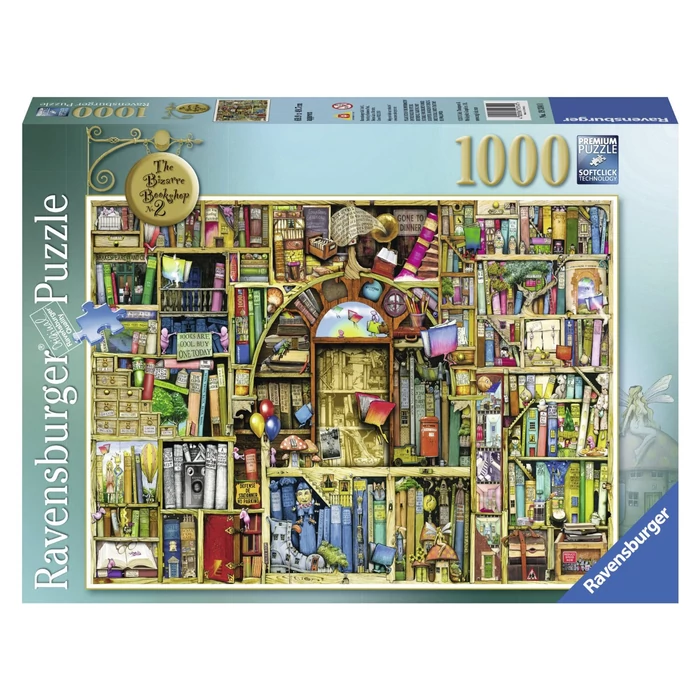 Ravensburger 19314 - Fura könyvesbolt - Colin Thompson - 1000 db-os puzzle