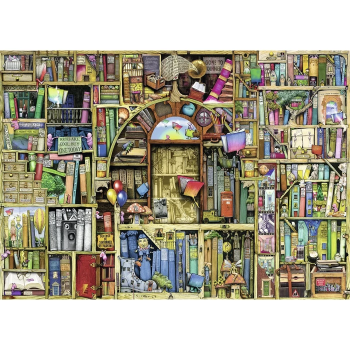 Ravensburger 19418 - Varázslatos könyvespolc 2. - Colin Thompson - 1000 db-os puzzle
