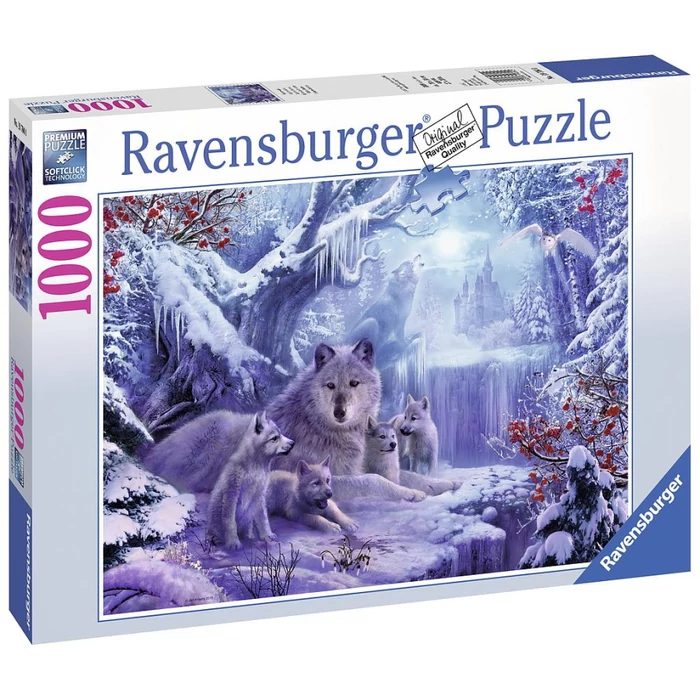 Ravensburger 19704 - Téli táj farkasokkal - 1000 db-os puzzle