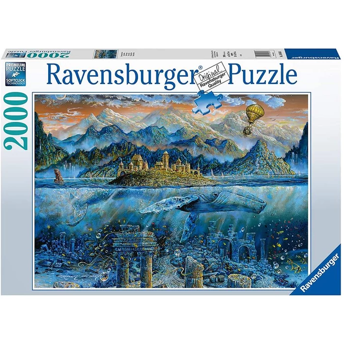 Ravensburger 16464 - A bölcs bálna - 2000 db-os puzzle