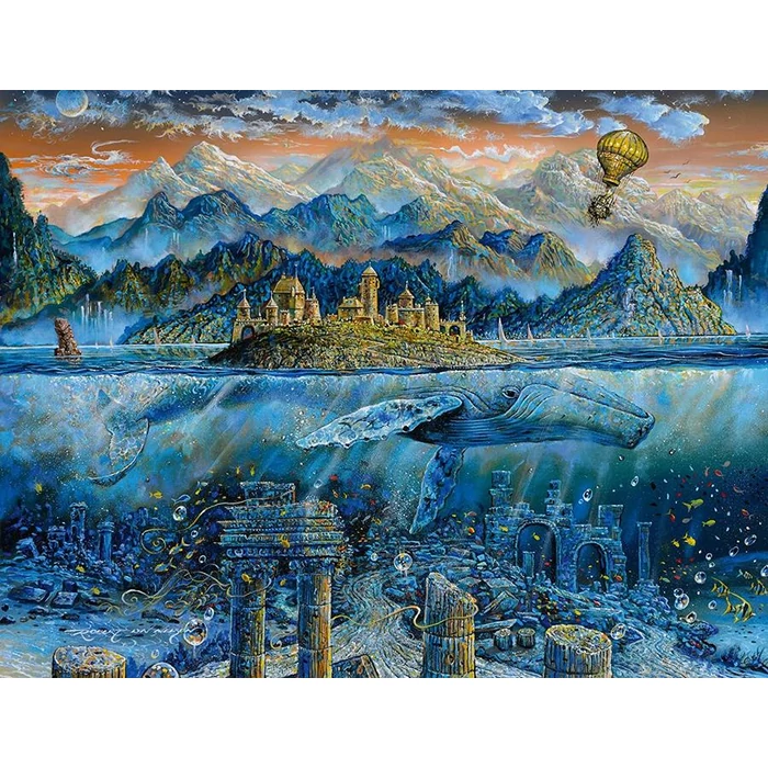 Ravensburger 16464 - A bölcs bálna - 2000 db-os puzzle
