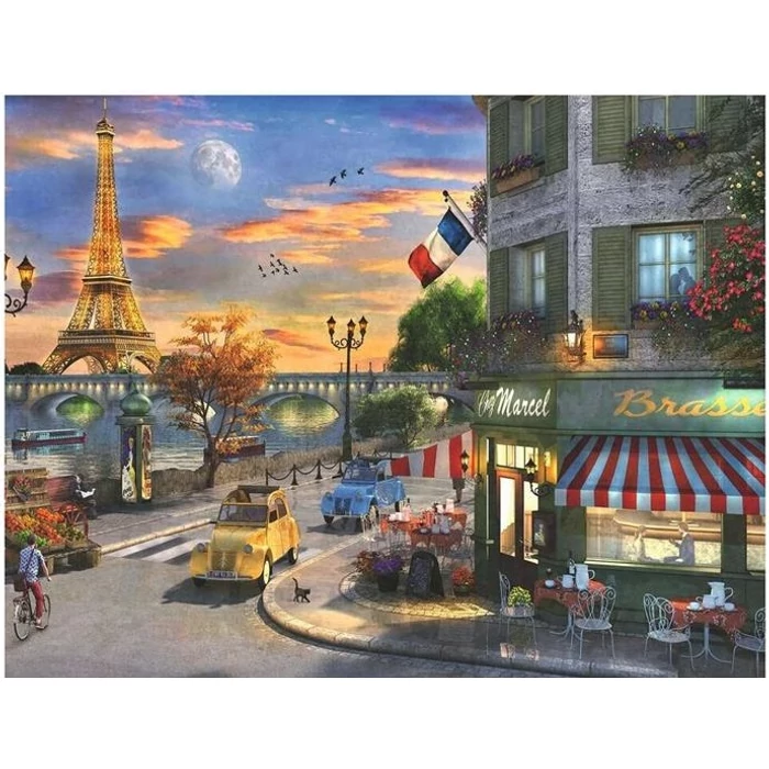 Ravensburger 2000 db-os puzzle - Romantikus este Párizsban (16716)