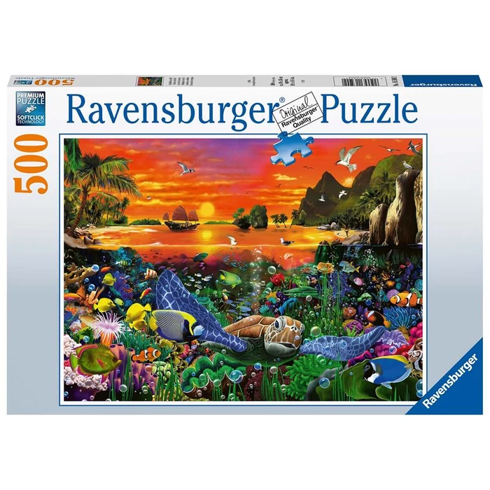 Ravensburger 16590 - Teknős a korallzátonyon - 500 db-os puzzle