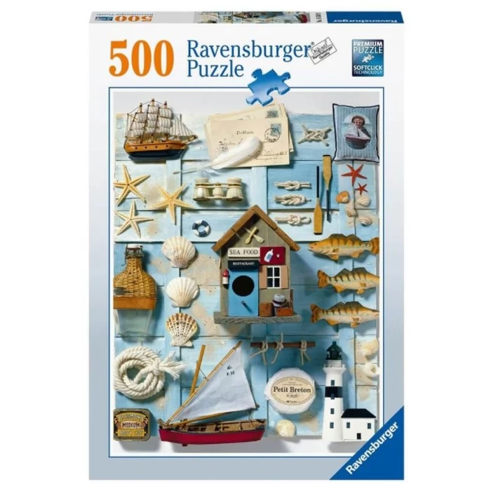 Ravensburger 16588 - Tengerparti emlékek - 500 db-os puzzle