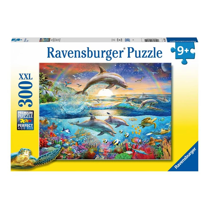 Ravensburger 12895 - Delfin paradicsom - 300 db-os XXL puzzle