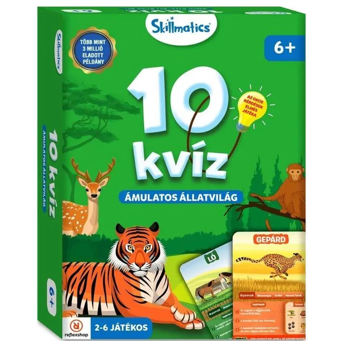 10 kvíz - Ámulatos állatvilág társasjáték (136731)