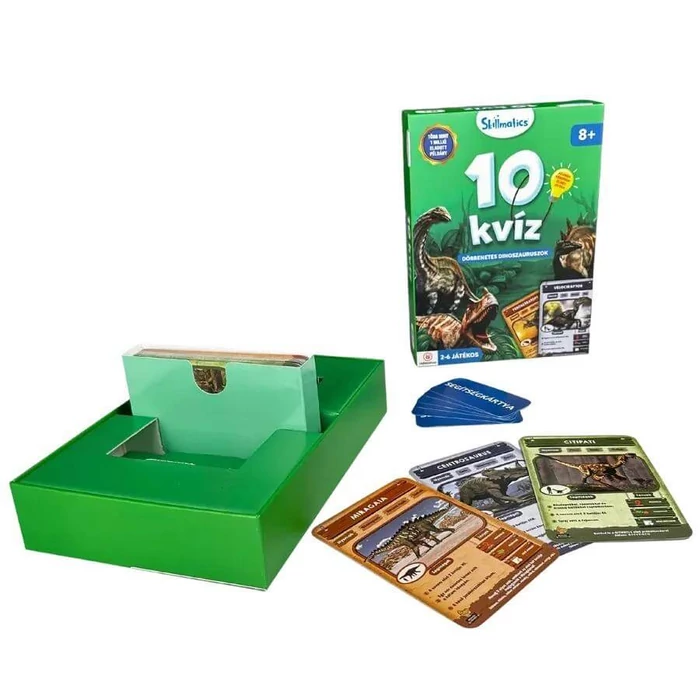10 kvíz - Döbbenetes dinoszauruszok társasjáték (136762)