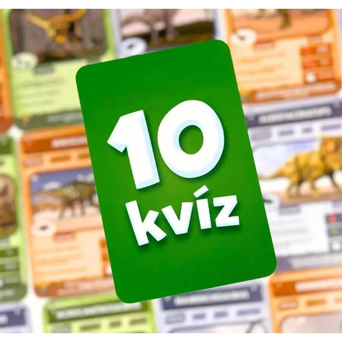 10 kvíz - Döbbenetes dinoszauruszok társasjáték (136762)