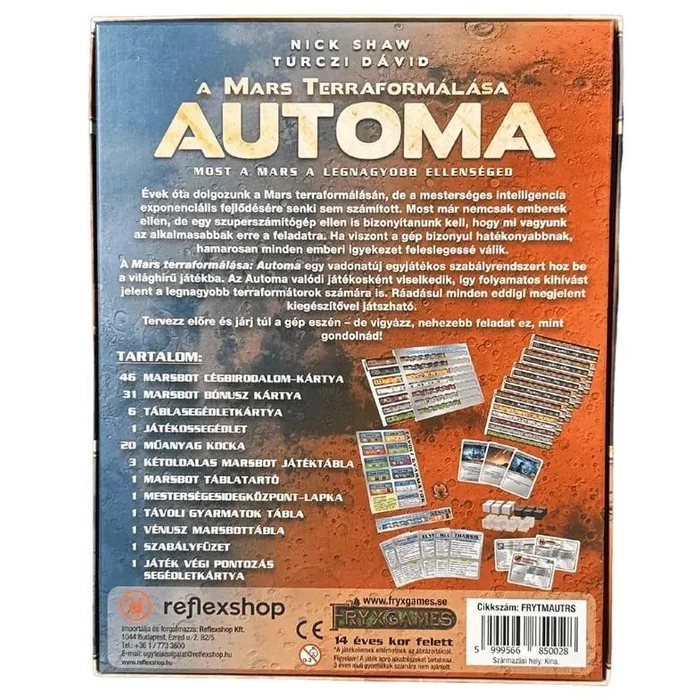 A Mars terraformálása - Automa kiegészítő (137936)