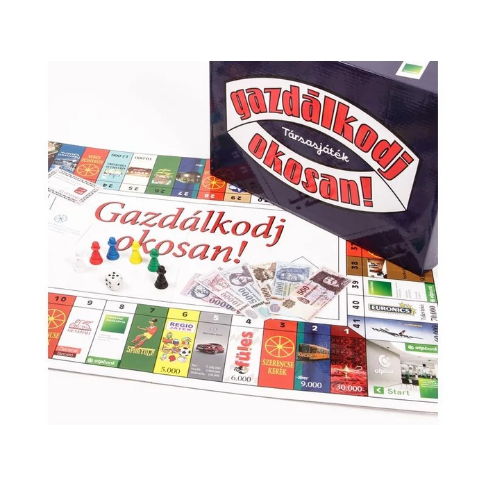 Gazdálkodj okosan! társasjáték - Forintos változat (15065)