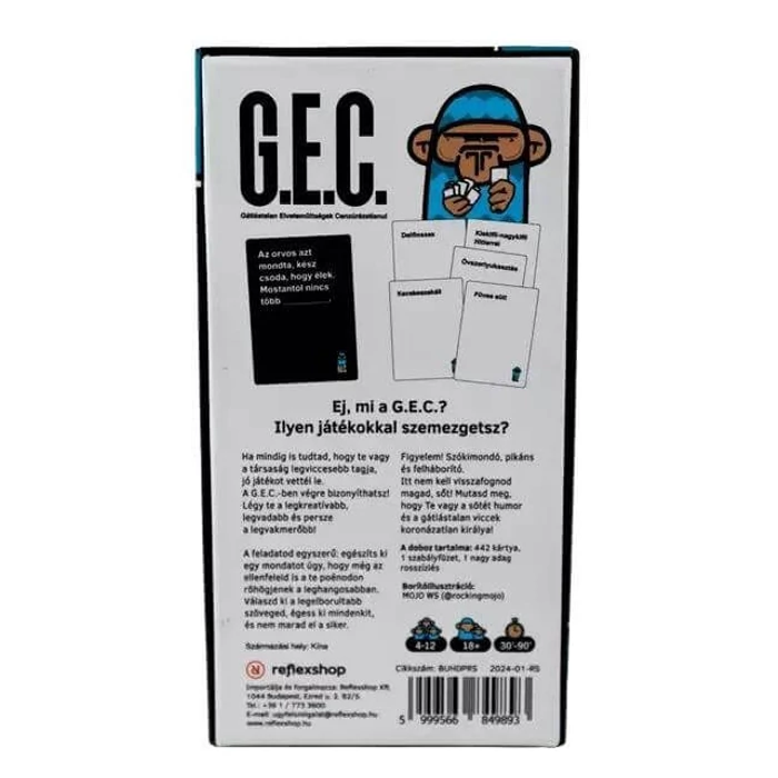 G.E.C. - Gátlástalan Elvetemültségek Cenzúrázatlanul (136830)