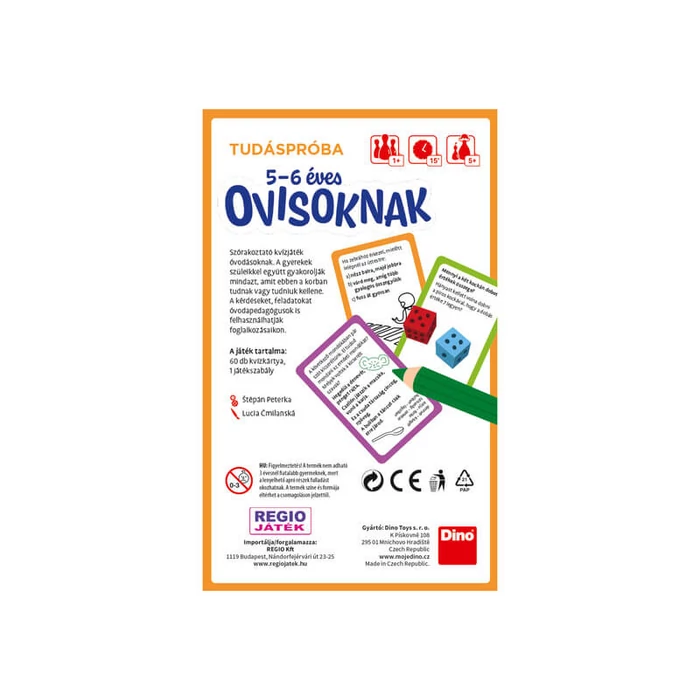Tudáspróba ovisoknak (5-6 éveseknek) (731820)