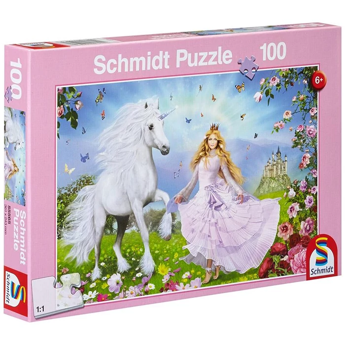Schmidt 55565 - Princess of the Unicorns - 100 db-os puzzle