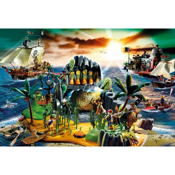 Schmidt 56020 - Playmobil puzzle - Pirateninsel - 150 db-os puzzle