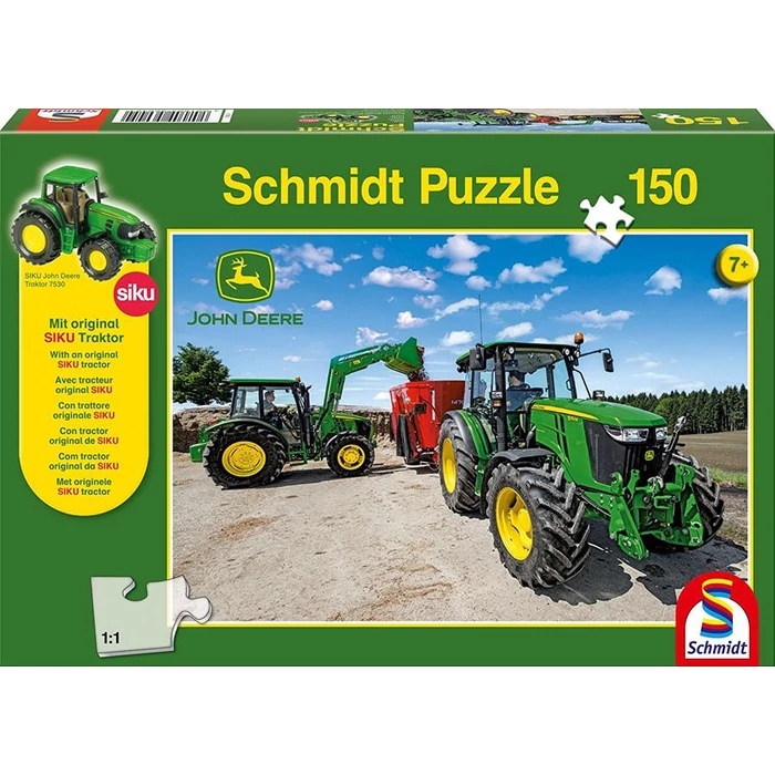 Schmidt 56045 - Traktoren der 5M Serie, John Deere - 150 db-os puzzle