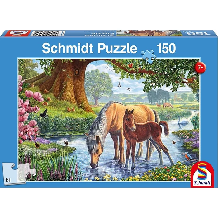 Schmidt 56161 - Pferde am Bach  - 150 db-os puzzle