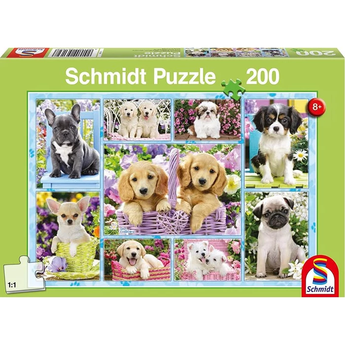Schmidt 56162 - Puppies - 200 db-os puzzle