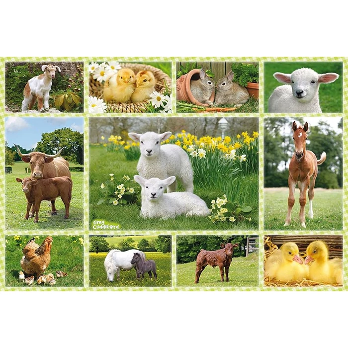 Schmidt 56194 - Baby Farm Animals - 100 db-os puzzle