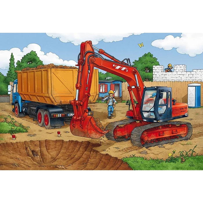 Schmidt 56200 - Construction Work Ahead - 3 x 24 db-os puzzle