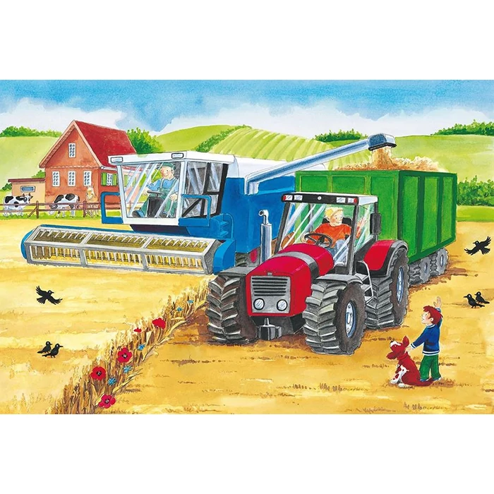 Schmidt 56216 - On the Farm - 3 x 24 db-os puzzle