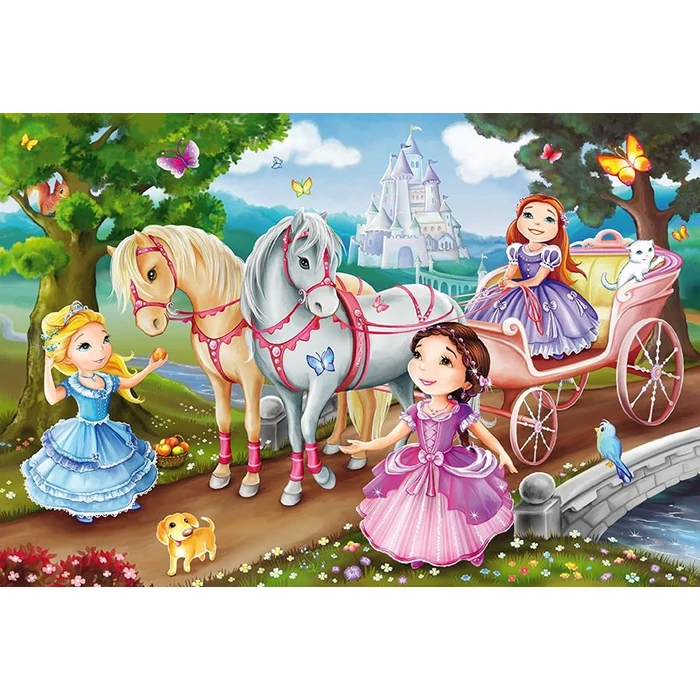 Schmidt 56217 - Fairytale Princesses - 3 x 24 db-os puzzle