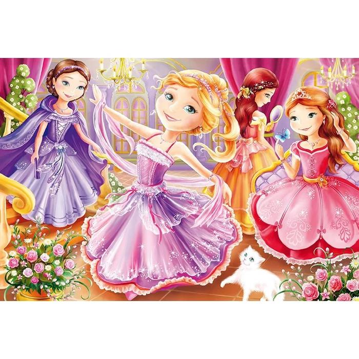 Schmidt 56217 - Fairytale Princesses - 3 x 24 db-os puzzle