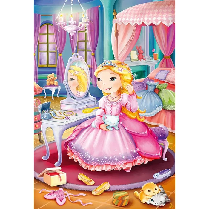 Schmidt 56217 - Fairytale Princesses - 3 x 24 db-os puzzle