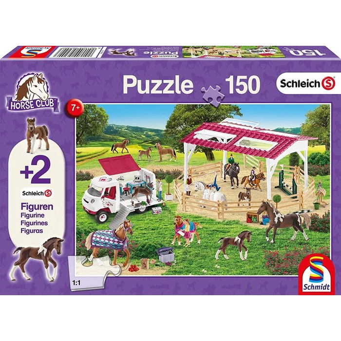 Schmidt 56240 - Riding School - 150 db-os puzzle
