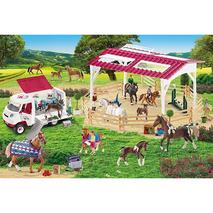 Schmidt 56240 - Riding School - 150 db-os puzzle