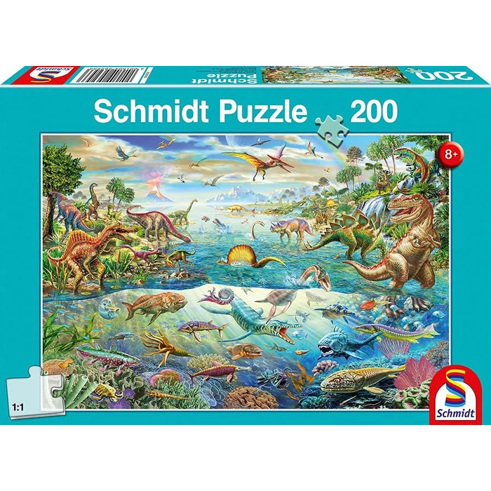 Schmidt 56253 - Entdecke die Dinosaurier - 200 db-os puzzle