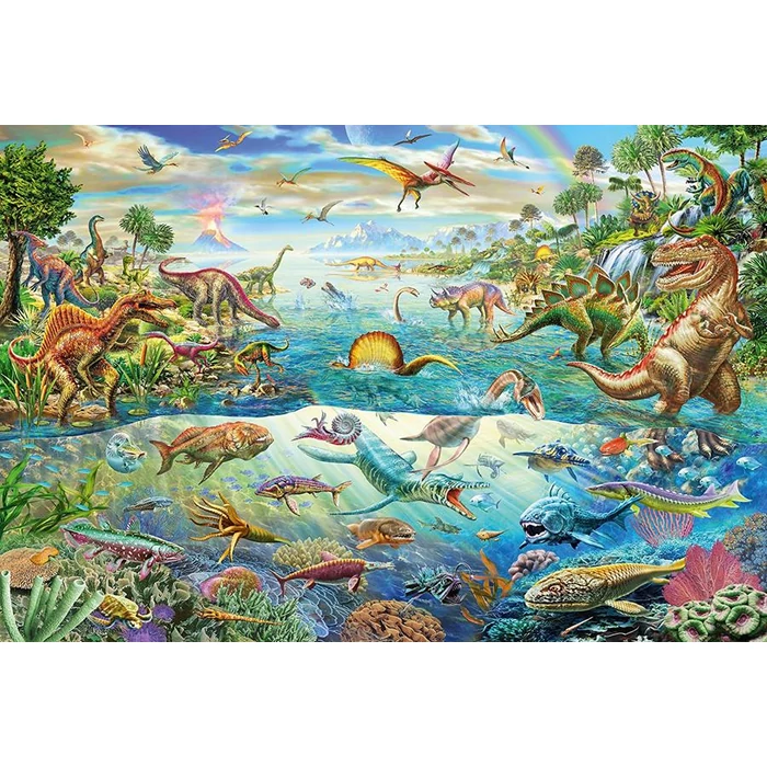 Schmidt 56253 - Entdecke die Dinosaurier - 200 db-os puzzle