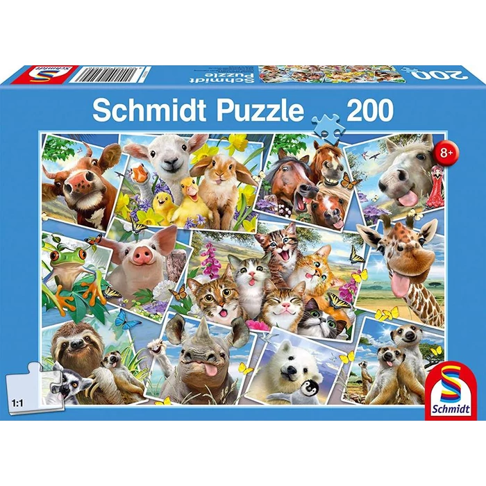 Schmidt 56294 - Animal Selfies - 200 db-os puzzle