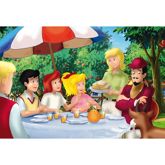 Schmidt 56509 - Bibi & Tina Puzzle-Box - 2x100+2x150 db-os puzzle fém bőröndben