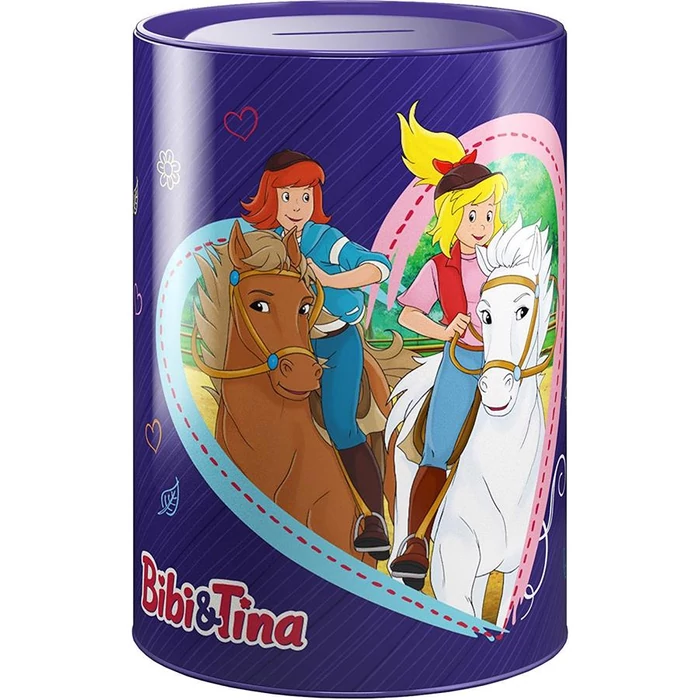 Schmidt 56913 - Bibi & Tina - 100 db-os puzzle fém perselyben