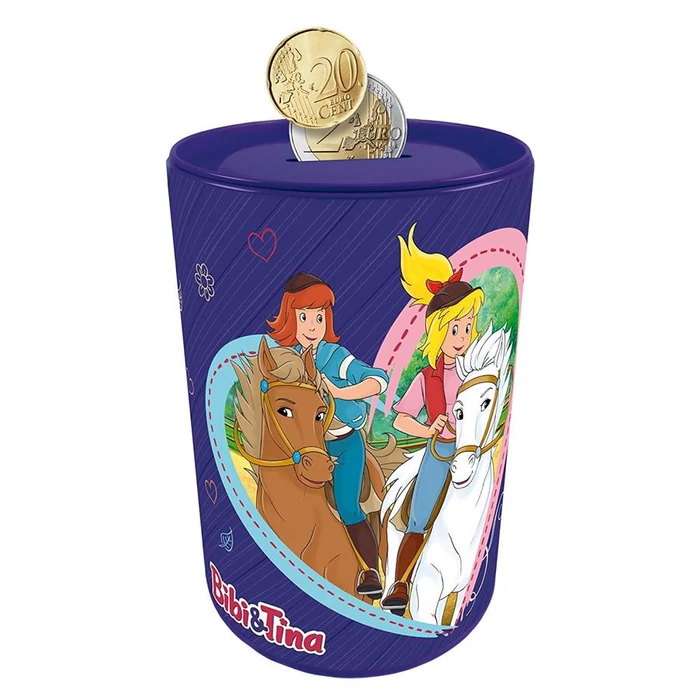 Schmidt 56913 - Bibi & Tina - 100 db-os puzzle fém perselyben