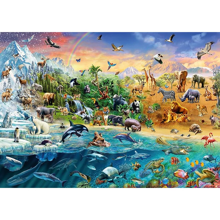 Schmidt 58324 - World of Animals - 1000 db-os puzzle