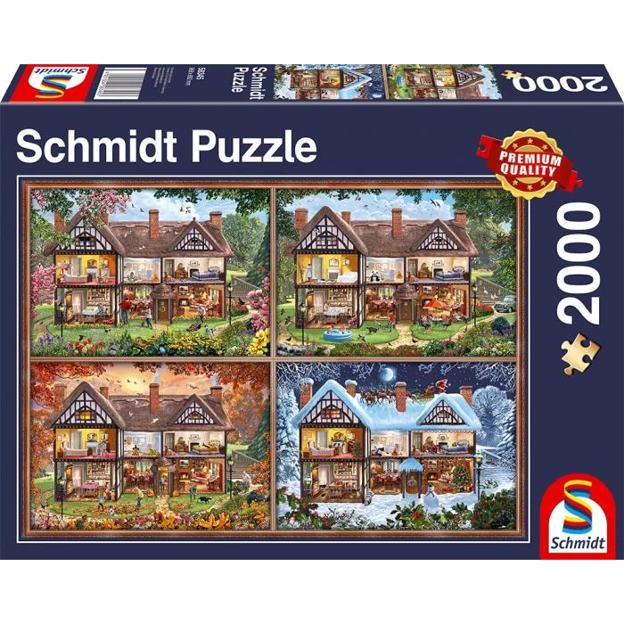 Schmidt 58345 - House of Four Seasons - 2000 db-os puzzle