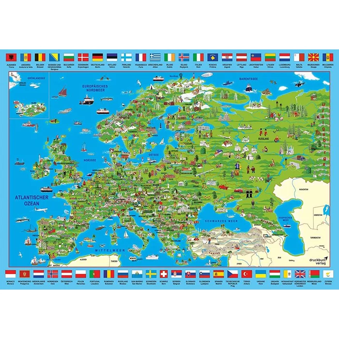 Schmidt 58373 - Discover Europe - 500 db-os puzzle