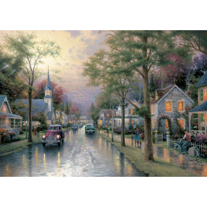 Schmidt 58441 - Hometown Morning, Thomas Kinkade - 1000 db-os puzzle