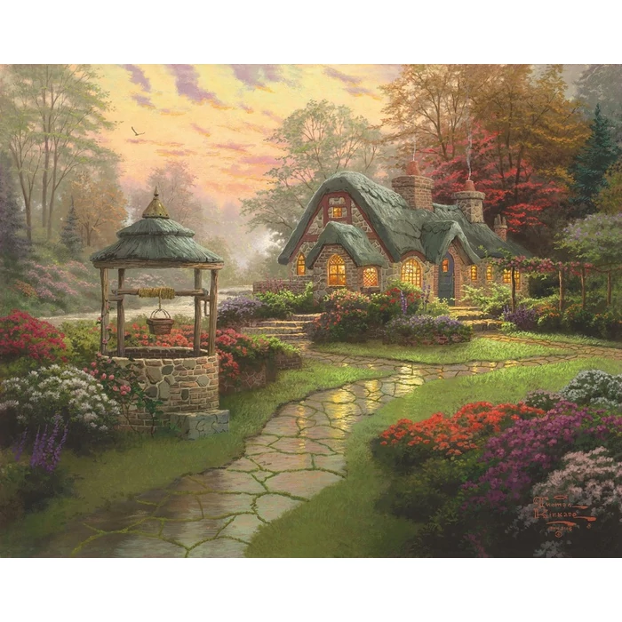 Schmidt 58463 - Make a Wish Cottage, Thomas Kinkade - 1000 db-os puzzle